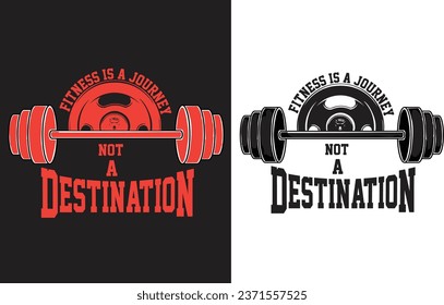 Diseño de camisetas de fitness ( Diseño de camisetas de tipografía ) 