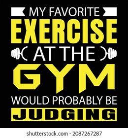 Fitness T-Shirt Design vector awesome.