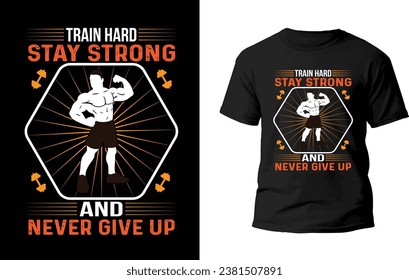 Fitness T-Shirt Design vector file