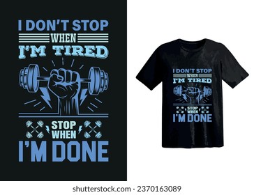 Fitness T-Shirt Design-Gym T-Shirt Design-Workout T-Shirt Design-Gym T-Shirt Elements.
