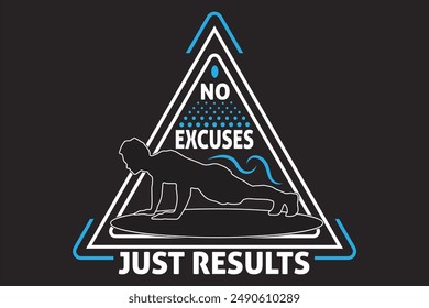 Fitness typography t shirt design 