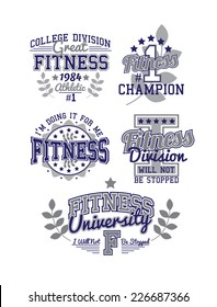 Fitness Varsity Set 