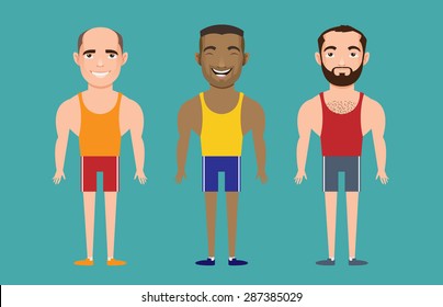 Fitness vector character