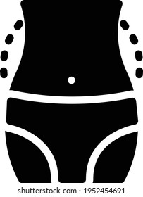 fitness vector glyph flat icon