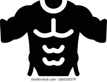 fitness vector glyph flat icon