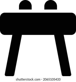 fitness vector glyph flat icon