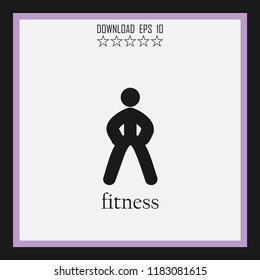 fitness vector icon