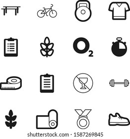 fitness vector icon set such as: measuring, set, red, restricted, round, wheel, tshirt, cycle, rolled, woman, horizontal, run, green, clothing, snickers, winner, meter, vehicle, travel, first