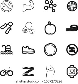 fitness vector icon set such as: sea, tobacco, button, figure, atom, nature, fresh, pharmaceutical, water, young, female, app, clothing, nicotine, dna, molecule, metal, woman, success, monitor, apple