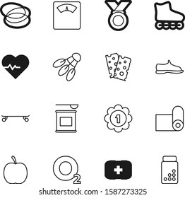 fitness vector icon set such as: emergency, athletic, tablet, bodybuilding, heart, business, doctor, gas, heartbeat, footwear, circle, eat, lunch, game, fashion, aid, ball, yoga, protein, love, case