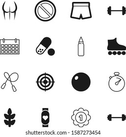 fitness vector icon set such as: skating, female, speed, underwear, capsule, drug, ball, medicine, month, transparent, celebration, rye, vitamin, pill, surgery, countdown, deadline, plant, sexy