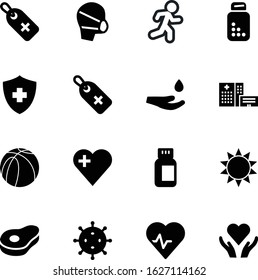 fitness vector icon set such as: wash, chicken, flag, virus, modern, beat, happy, face, barbecue, switzerland, building, single, ham, cardiogram, play, electrocardiogram, line, microbiology, drawing