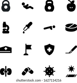 fitness vector icon set such as: addiction, hospital, heavy, drawing, mat, fit, eat, nurses, china, flu, leisure, rest, lab, yoga, bodybuilding, measure, organic, country, scalpel, cell, metal, medic