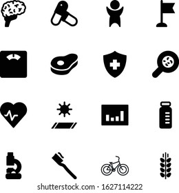 fitness vector icon set such as: rye, beauty, patient, pill, medication, corporate, boy, business, transport, carpet, banner, race, electrocardiogram, harvest, success, ekg, medicament, beat, clinic