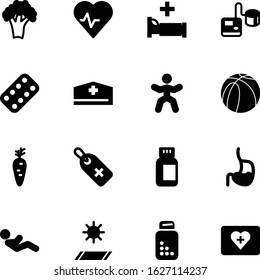 fitness vector icon set such as: grey, pictogram, laboratory, broccoli, tag, cartoon, pressure, room, style, monitor, root, biology, blood, mat, sit, sale, life, best, digestive, personal, outline