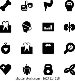 fitness vector icon set such as: surgeon, virus, germs, heartbeat, clock, electronics, outline, dieting, financial, magnification, floor, anatomy, magnetic, cell, animal, bacterium, bacteria, chart