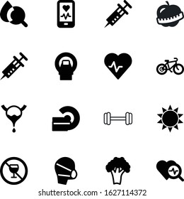 fitness vector icon set such as: liquor, glossy, travel, emergency, patient, dumbbell, ingredient, wave, barbell, graphic, ehealth, mask, blood, bladder, hot, doctor, line, ban, ride, illness