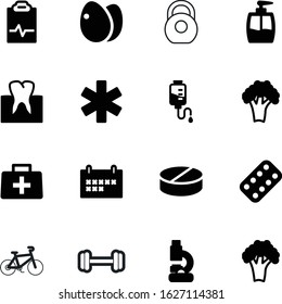 fitness vector icon set such as: long, checklist, ecg, mountain, pictogram, pack, chicken, nest, time, cap, transport, spring, macro, bell, zoom, technology, business, drug, eggs, snake, doctors