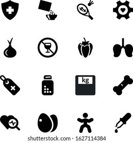 fitness vector icon set such as: taste, drawing, drug, dieting, ban, engineering, liquor, aspirin, tube, instrument, freshness, raw, body, spice, search, no, vitamins, balance, sweet, magnifier, test