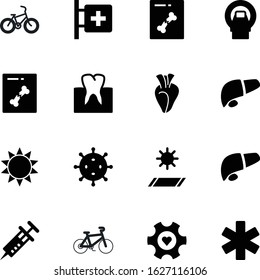 Fitness Vector Icon Set Such As: Magnetic, Floor, Pharmacist, Hygiene, Vaccine, Scanner, Electronics, Infection, Caduceus, Microbiology, Hot, Injection, Test, Dose, Needle, Mouth, Mold, Life, Carpet