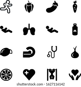 fitness vector icon set such as: bottle, gray, valentine, family, breathe, blood, grapefruit, lungs, slice, onion, sour, shallot, pulmonary, smoking, thin, breath, competition, flavoring, diagnosis