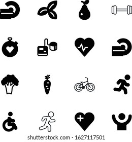 fitness vector icon set such as: mountain, weight, street, 3, guy, patient, law, profile, disable, donation, tobacco, workout, outdoor, modern, pharmacy, sweet, disability, leaves, travel