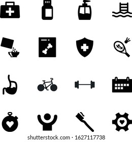 fitness vector icon set such as: bristle, laboratory, summer, container, wheat, profile, emergency, roentgen, taste, people, office, liquid, competition, help, business, nutrition, dental, package