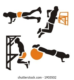 Fitness Vector Icons Series.