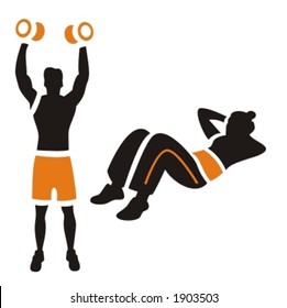Fitness Vector Icons Series.