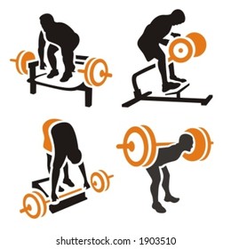 Fitness Vector Icons Series.