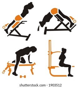 Fitness Vector Icons Series.