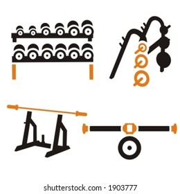 Fitness Vector Icons Series.