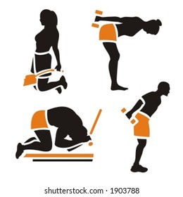 Fitness Vector Icons Series.