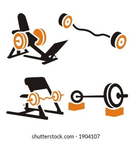 Fitness Vector Icons Series.