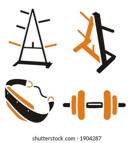 Fitness Vector Icons Series.