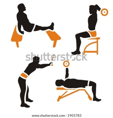 Fitness Vector Icons Series.