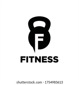 fitness vector logo design graphic abstract