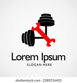 plantilla de diseño de logotipo de vector de fitness