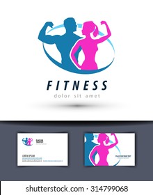 Fitness Vector Logo Design Template. Gym Or Sport Icon