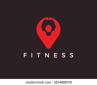 plantilla de diseño del logotipo del vector de fitness, diseño para gimnasio y vector de fitness
