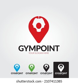 fitness vector logo design template,design for gym and fitness vector