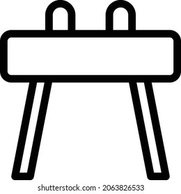 fitness vector thin line icon
