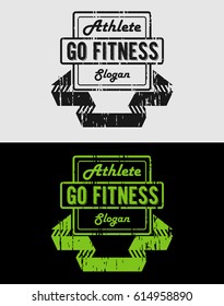 Fitness Vintage Logo and Badges