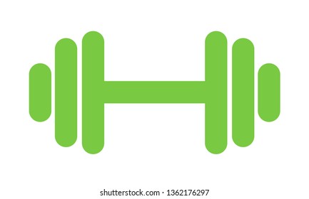 Fitness weight icon, lifting symbol. Gym illustration, vector .