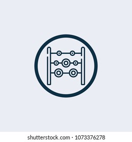 Fitness Weights icon vector