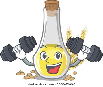 Fitness wheat germ oil with isolated character