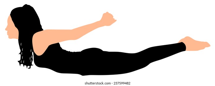 Fitness woman doing exercise 