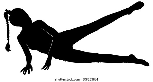 fitness woman doing exercise