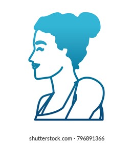 Fitness woman profile