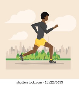 Fitness woman running